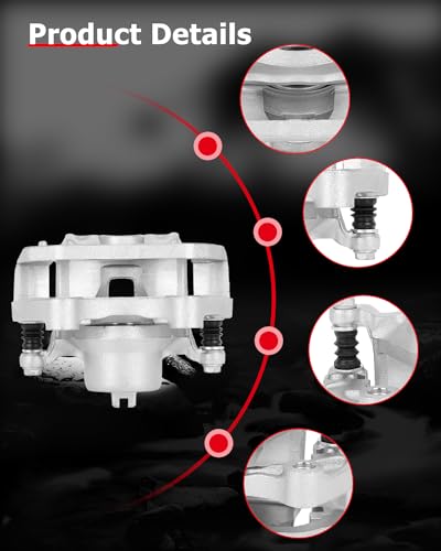 cciyu Front Left & Right Disc Brake Calipers Assembly 19B2690 19B2691 - size: Front[19B2690+19B2691]