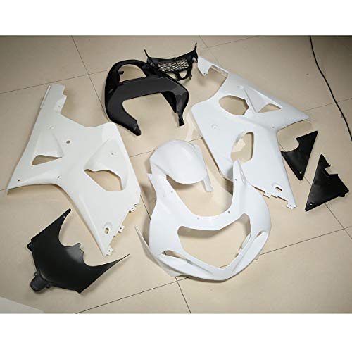TCT-MOTORPARTS Unpainted ABS Fairing Set Body Fits for Suzuki GSXR1000 GSXR 1000 2000-2002 2001 K1 - size: Fit For GSXR1000 00-02