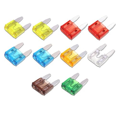 Car Fuses Assortment Kit, 5A 7.5A 10A 15A 20A 25A 30A Auto Fuses
