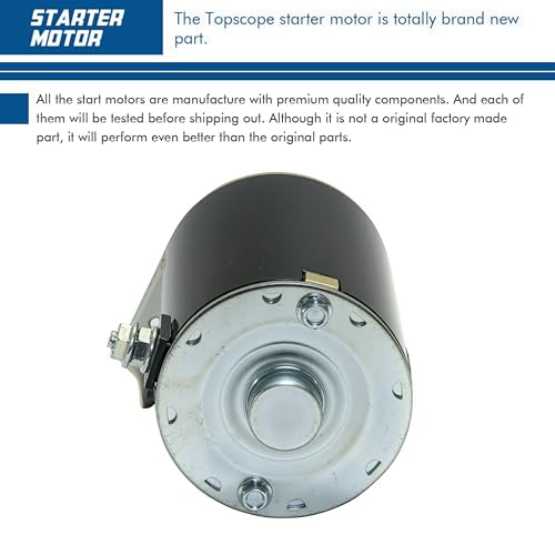 Starter Motor Replaces 1972-2002 7HP-18HP Engines with OE Part # 390838 391423 392749 394805 491766 497594 497595 693054 B&S Starter Replacement with 16 Teeth