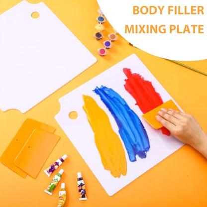 Minatee 2 Pcs 12 x 12 Inch Plastic Body Filler Mixing Board - size: 12 x 12 Inch