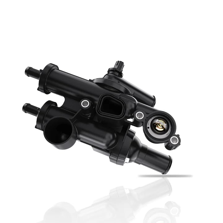 902-319 Engine Coolant Thermostat Housing Assembly with Seal For Jeep Dodge - color: 902-319