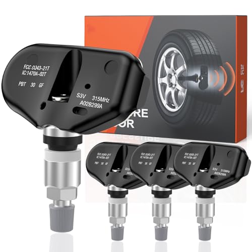 TPMS Sensor 315MHZ Tire Pressure Monitor System Sensors 06421S3VA04 4PCS - color: 06421-S3V-A04(4PCS)