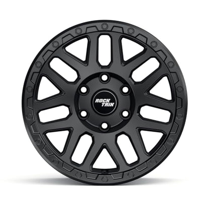 RockTrix RT110 17 inch Wheel 17x8.5 6x135, 0mm Offset, Matte Black - color: Matte Black, size: 17x8.5 0mm offset