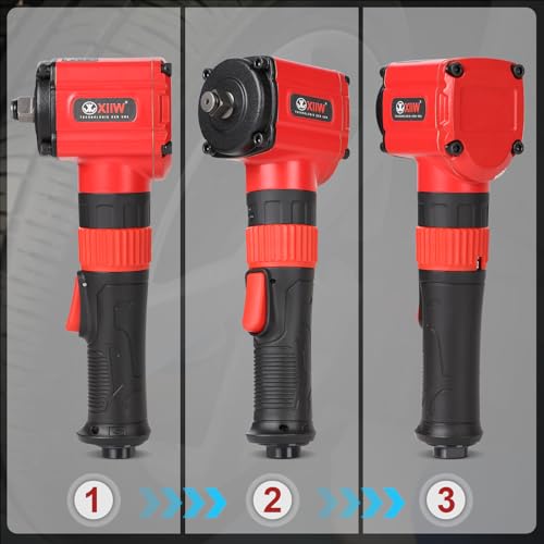 1/2'' Angle Impact Wrench, 910 ft-lbs Torque, Compact Lightweight 3.63 lb - size: ‎1/2 inch | 910 ft-lbs