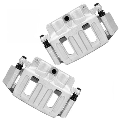 cciyu Front Left & Right Disc Brake Calipers w/Bracket 18B4635 18B4634 - size: Front[18B4635+18B4634]