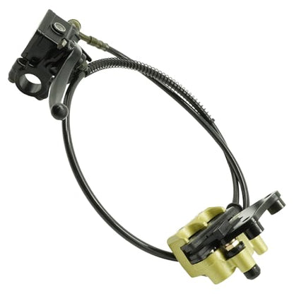 Front Hydraulic Disc Brake Master Cylinder Caliper Assembly with Brake Pads Replacement for Taotao DB10 DB14, Replacement for SSR125 SSR110, for 50cc 70cc 90cc 110cc 125cc Dirt Pit Bike ATV