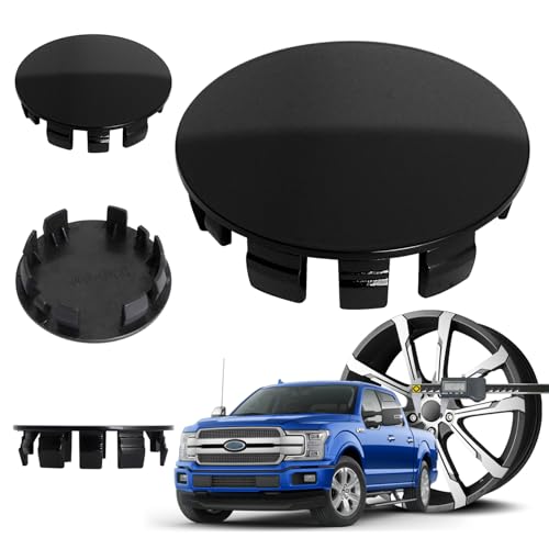 2.4Inch 62MM Wheel Center Caps, Pack of 4 (Gloss Black, Outer 62MM, Inner 56MM) - color: Gloss Black, size: Outer 62MM , Inner 56MM (3.3MM Clip)