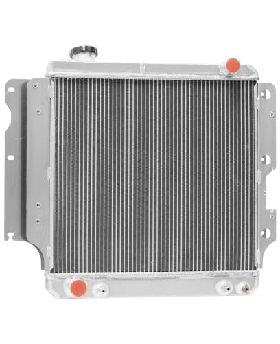 Replacement Radiator for 1987-2006 Jeep Wrangler YJ/TJ 2.4L 2.5L 4.0L 4.2L - size: 2-Row AA5052 Aluminum