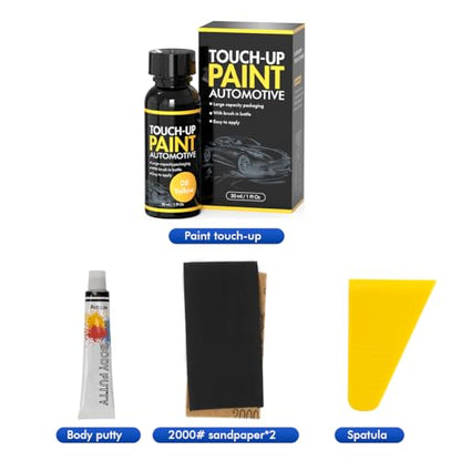 Touch Up Paint for Cars Paint Scratch Repair Kit (Yellow) - color: Yellow