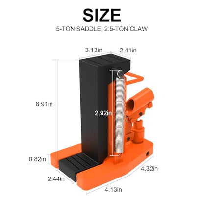 YATOINTO Toe Jack 2.5 Ton/5 Ton, Hydraulic Jack, Floor Jack Seal Kit for Construction Landscaping Farm Projects