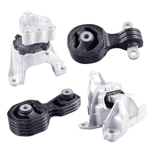 4PCS Engine Motor Mount Set Compatible with Accord 2018-2022 2.0L L4 - size: 2018-2022 Honda Accord 2.0L
