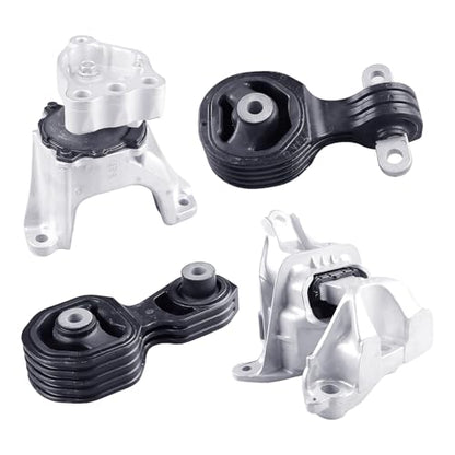4PCS Engine Motor Mount Set Compatible with Accord 2018-2022 2.0L L4 - size: 2018-2022 Honda Accord 2.0L