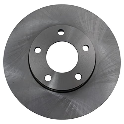 TRQ Front and Rear Brake Pad and Rotor Set Ceramic Vented Solid Rotors - style: BKA11264