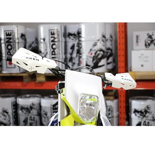 Universal Hand Guards for 7/8" 22mm 1 1/8" 28mm Bar - color: White
