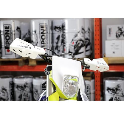 Universal Hand Guards for 7/8" 22mm 1 1/8" 28mm Bar - color: White