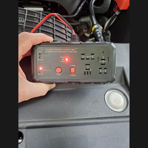 Automotive Relay Tester, Car Battery & Alternator Test Kit 12V