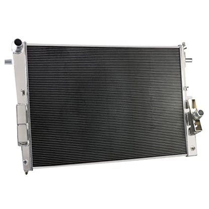 ALLOYWORKS 4 Row Full Aluminum Radiator For 2008 2009 2010 Ford F-250 F350 F450 6.4L V8 Turbo Powerstroke Diesel Automotive Replacement Radiators Manual Automatic Transmission Crossflow Radiator