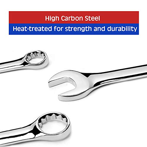 SPEEDWOX Mini Handle Wrench Set, Open/Box, High Carbon Steel, 2-Piece - size: 4 set wrench