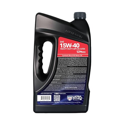 SAE 15W-40 Synthetic Blend Motor Oil API CK-4/SN 5 Quart - size: 5 Quart Jug