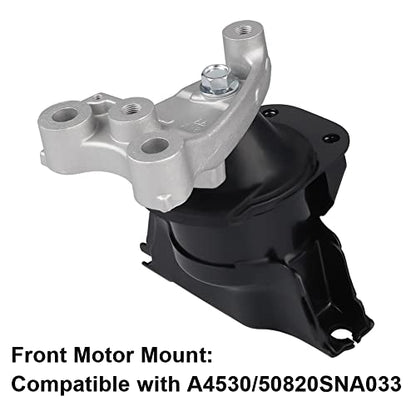 JDMON 4Pcs Engine Motor Mounts Transmission Mount Kit Replacement for 2006-2011 Honda Civic 1.8L Manual Trans Model Only Compatible with A4546, A4547, A4548, A4530 - size: 4PCS-Compatible with 2006-2011 Civic 1.8L Manual