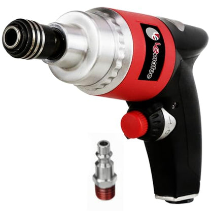 LE LEMATEC Pneumatic Impact Driver 1/4" Mini Air Wrench & Screw Gun