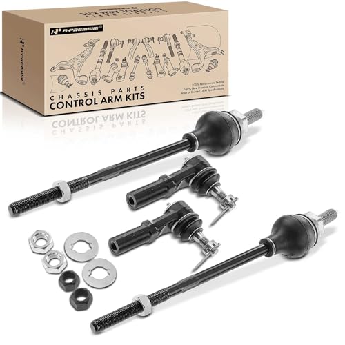 A-Premium Front Inner & Outer Tie Rod End Kit Fix Uneven Tire Wear