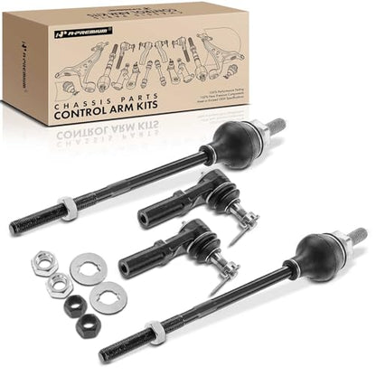 A-Premium Front Inner & Outer Tie Rod End Kit Fix Uneven Tire Wear