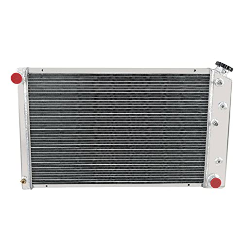 4 Row Aluminum Radiator&Shroud&Fans For Chevy 70-81 Camaro / 78-87 Monte Carlo, Replacement Radiator, aluminum radiator