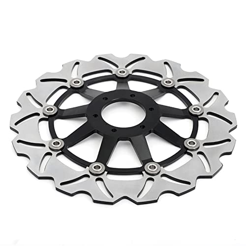 Front Rear Brake Disc Rotors Pads for HONDA CBR 600 F3 CBR600F3 1995-1998 - color: Black