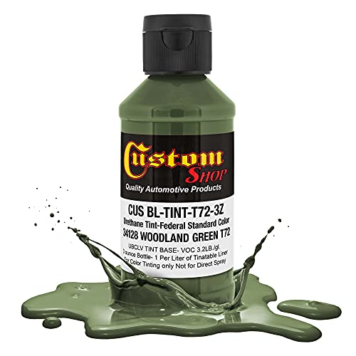 Custom Coat 3 Ounce, Woodland Green, Bedliner Tint Concentrate - color: Woodland Green, size: 3-Ounce (Pack of 1)