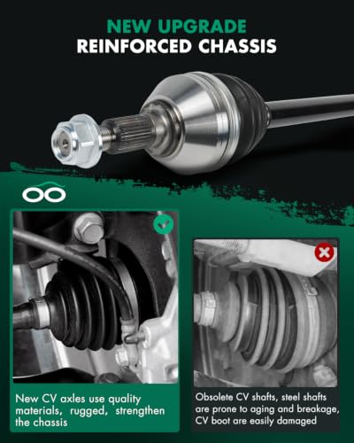 SCITOO Rear Right CV Axle Assembly For Cadillac CTS 2008-2014