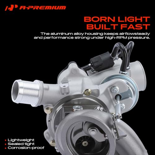 A-Premium Complete Turbo Turbocharger with Gasket Kit & Wastegate Actuator - style: Turbo with Gasket Kit