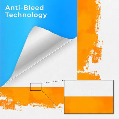 VViViD Blue Stencil Vinyl Masking Tape Roll Film with Anti-Bleed Technology (0.5" x 150ft) - size: 0.5" x 150ft