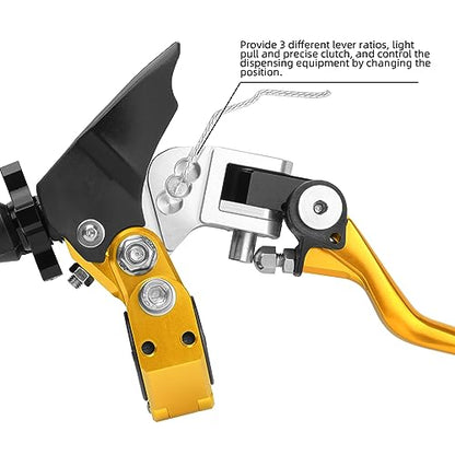 Motorcycle Foldable Clutch Handle Motorcycle Clutch Handle - color: Gold