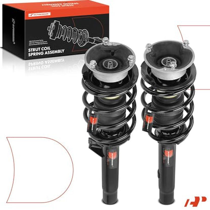 A-Premium Front Complete Strut Assemblies with Coil Springs, Set of 2