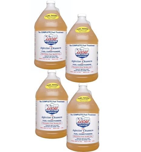 Lucas Oil 10013 Fuel Treatment - 1 Gallon (Pack of 4)