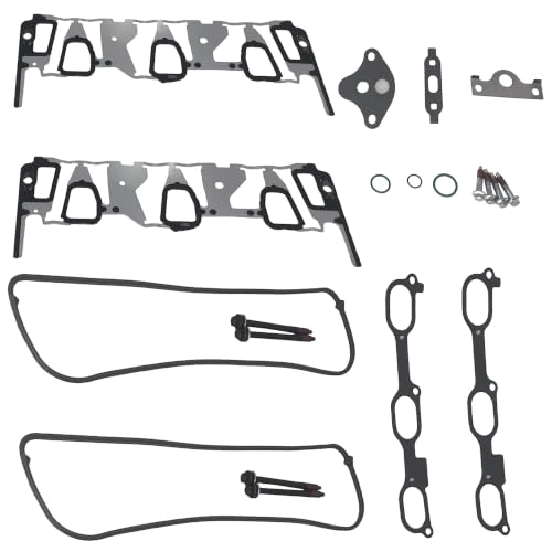 Partsflow Intake Manifold Gasket Set for Buick, Chevy, Olds,Pontiac - color: 19169127, 615200
