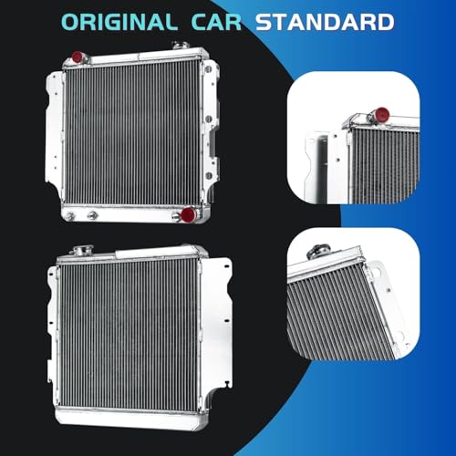 3-Row Radiator for 1987-2006 Jeep Wrangler TJ YJ 2.4L 2.5L 4.0L 4.2L L4/L6