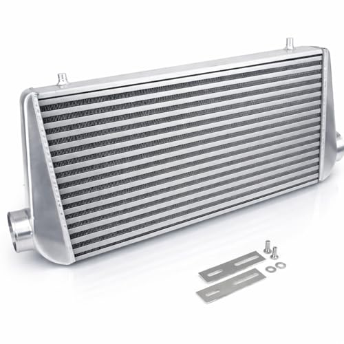Aluminum Front Mount Turbo Racing Intercooler Overall Size 31x12x4" 3" Inlet/Outlet Universal