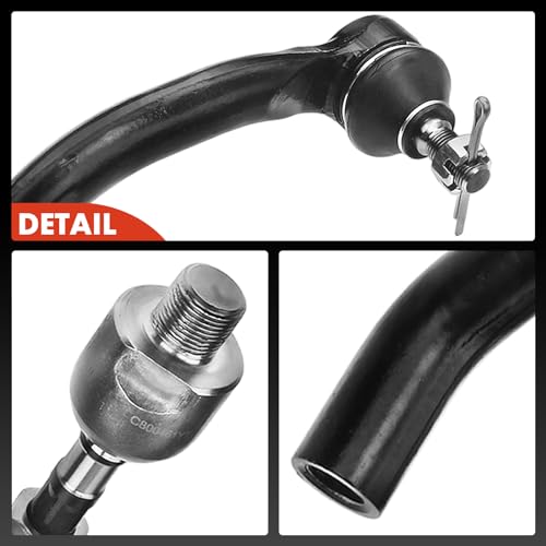 A-Premium Front Inner & Outer Tie Rod End Kit Fix Uneven Tire Wear