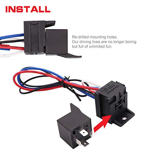 Ignition Switch Panel Kit, DC 12V 5 in 1 Car Engine Start Push Button LED Carbon Fiber Toggle Switch Panel for Racing Car - size: 5 Gang