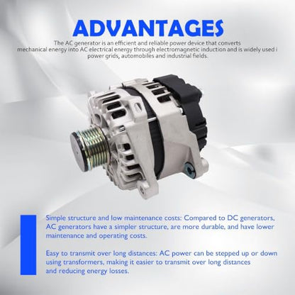11710N 150A New Alternator 37300-2G800, 37300-2G850, 37300-2G855 - size: 11710N