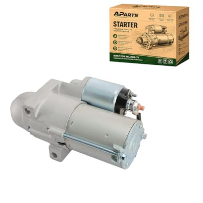 AParts Starter Fits for Chevrolet Silverado 1500 S10 Pickup Express Vans Blazer 1999-2004 4.3L, for GMC Jimmy Safari Savana Sierra Sonoma 1999-2004 4.3L, Replace# 6485N 1.4KW 12V CW 11-Groove Pulley - size: 6485N