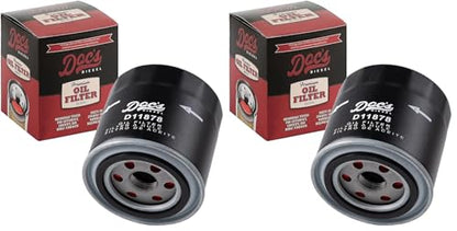 Doc's Diesel Oil Filter D11878 | Compatible with Chevrolet/GMC 6.6L Duramax 2500HD, 3500HD 2020+ | Replaces PF26 (Pack of 2) - size: 2-Pack