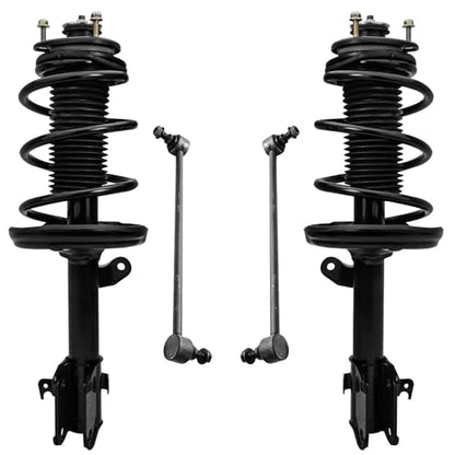 Detroit Axle - Front Struts Kit for 2006-2014 Honda Ridgeline - size: 4QS1201274/Sway Kit