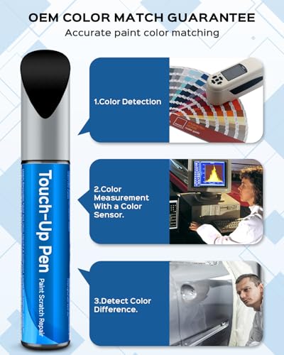 NH-731P Crystal Black Pearl Touch Up Paint Kit Compatible with Honda Exact Match Car Scratch Repair Touch Up Paint Kit - color: Crystal Black Pearl(NH-731P) compatible with All Models
