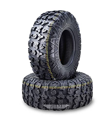 Free Country Set 2 Premium ATV/UTV Tires 27x9-14 27x9x14 8PR w/Scuff Guard - size: 27X9-14