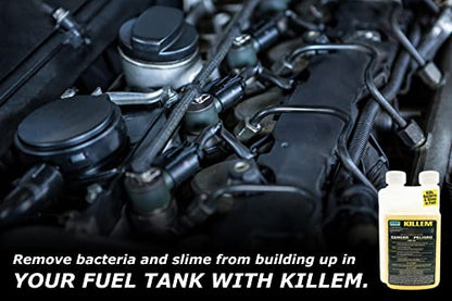 00119 KILLEM BIOCIDE 16 OZ. BOTTLE, TREATS 1920 GALLONS OF DIESEL FUEL PER BOTTLE