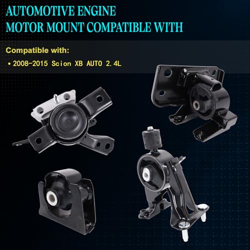 Motor Mount Kit for 2008-2015 Scion XB 2.4L AUTO